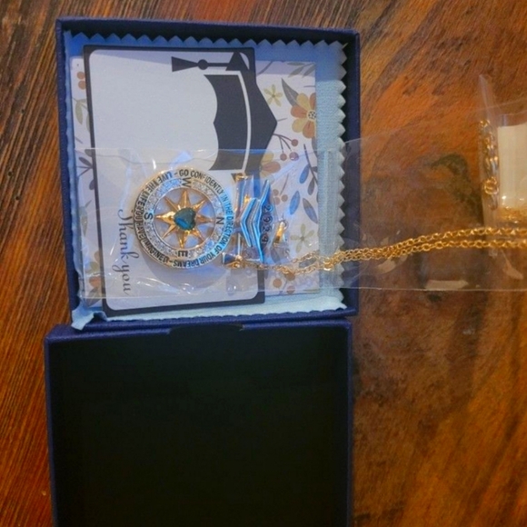 2024 Grad Cap Birthstone Necklace - Picture 1 of 1